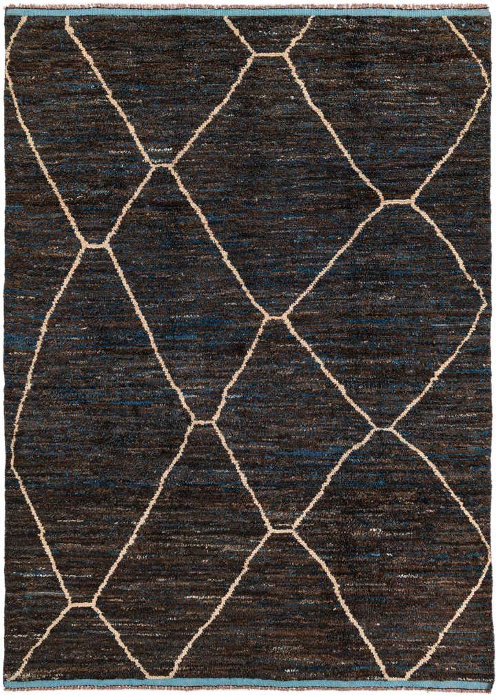 7' 7 x 10' 5 Hand Knotted Moroccan Wool Rug