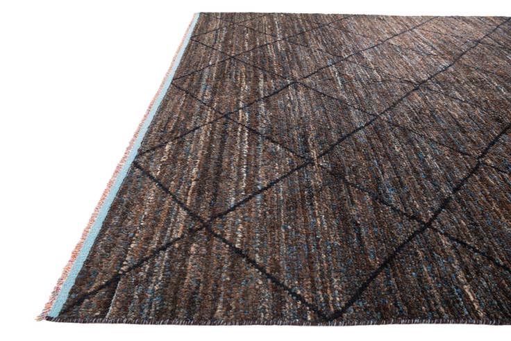 Detail image of 7' 10 x 10' 1 Hand Knotted Moroccan Wool Rug