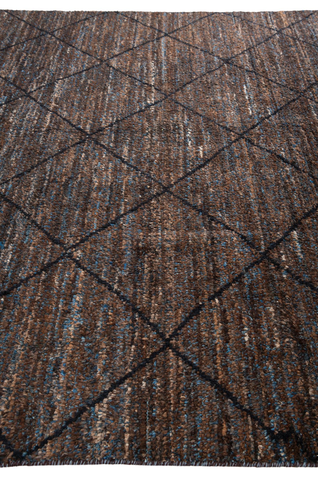 7' 10 x 10' 1 Hand Knotted Moroccan Wool Rug