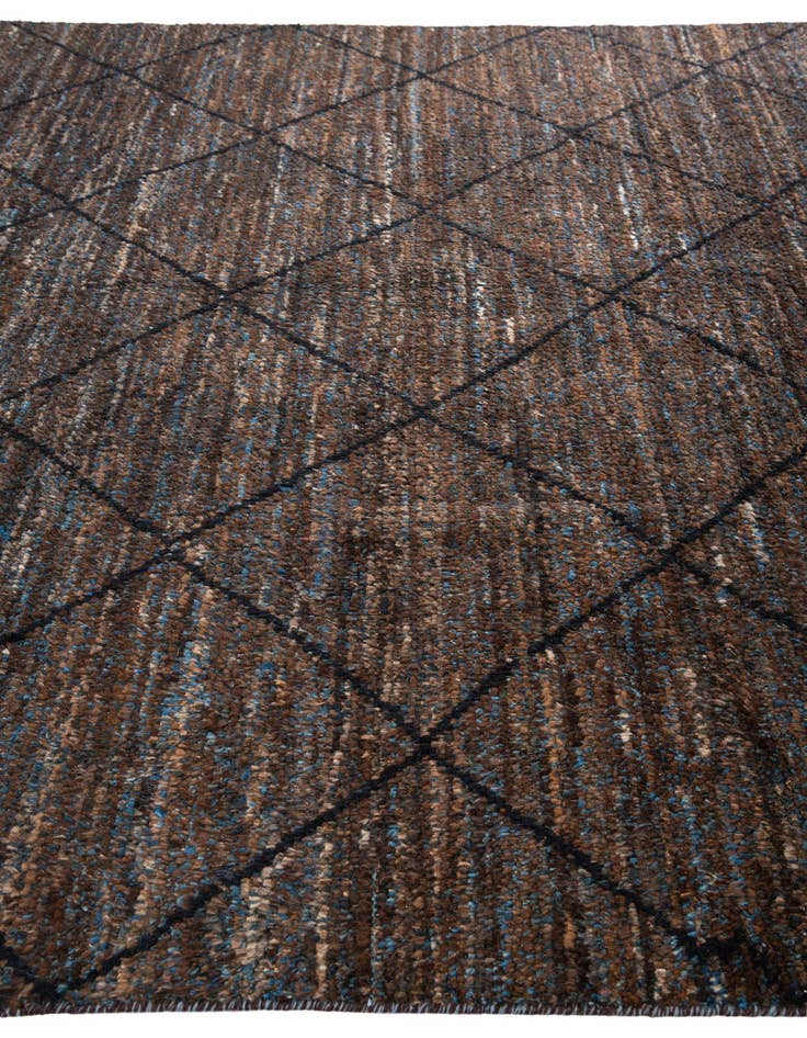 Detail image of 7' 10 x 10' 1  Hand Knotted Moroccan Wool Rug