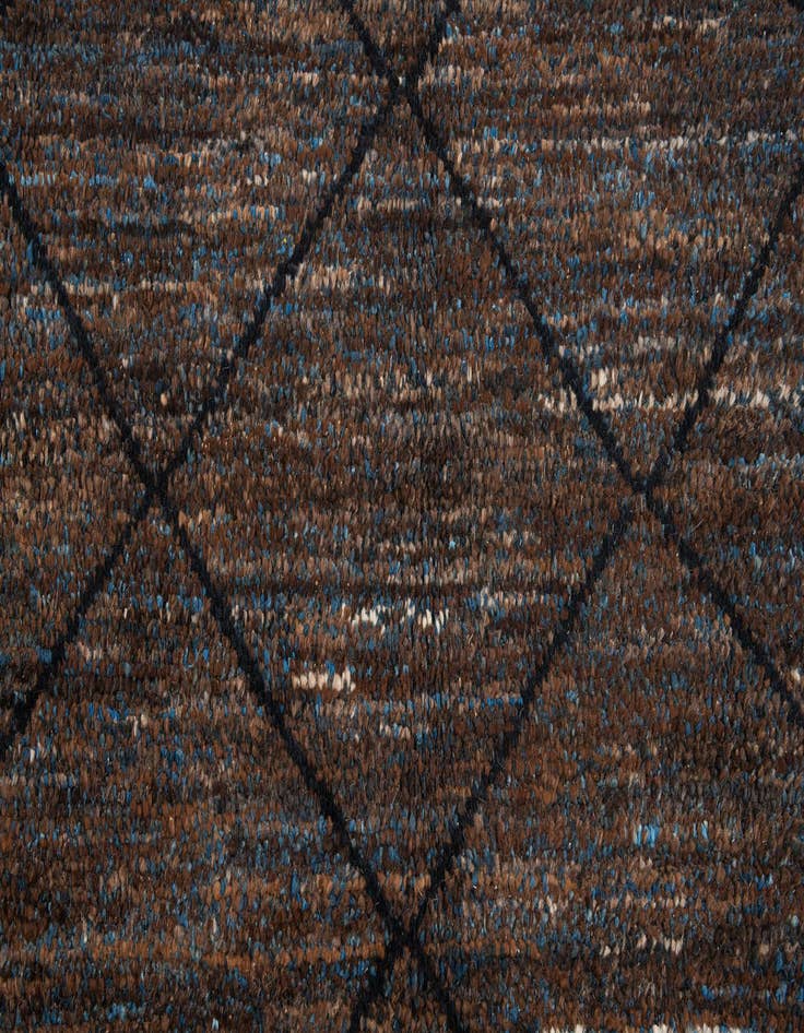 Detail image of 7' 10 x 10' 1  Hand Knotted Moroccan Wool Rug