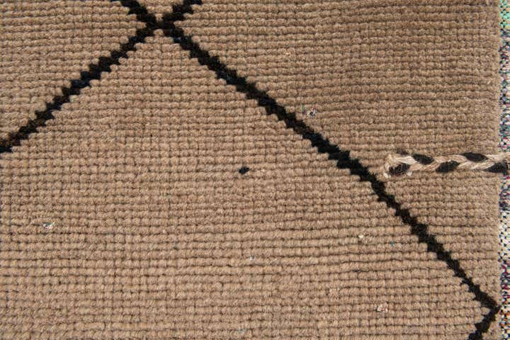 5' 2 x 8' 3 Hand Knotted Moroccan Wool Rug