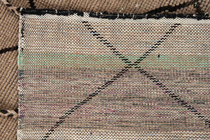 5' 2 x 8' 3 Hand Knotted Moroccan Wool Rug