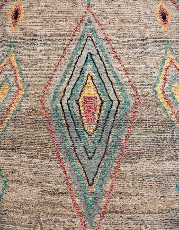Detail image of 9' 8 x 14' 2 Moroccan Wool Rug