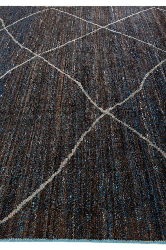 8' 8 x 12' 4 Hand Knotted Moroccan Wool Rug