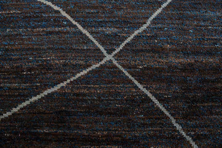 8' 8 x 12' 4 Hand Knotted Moroccan Wool Rug