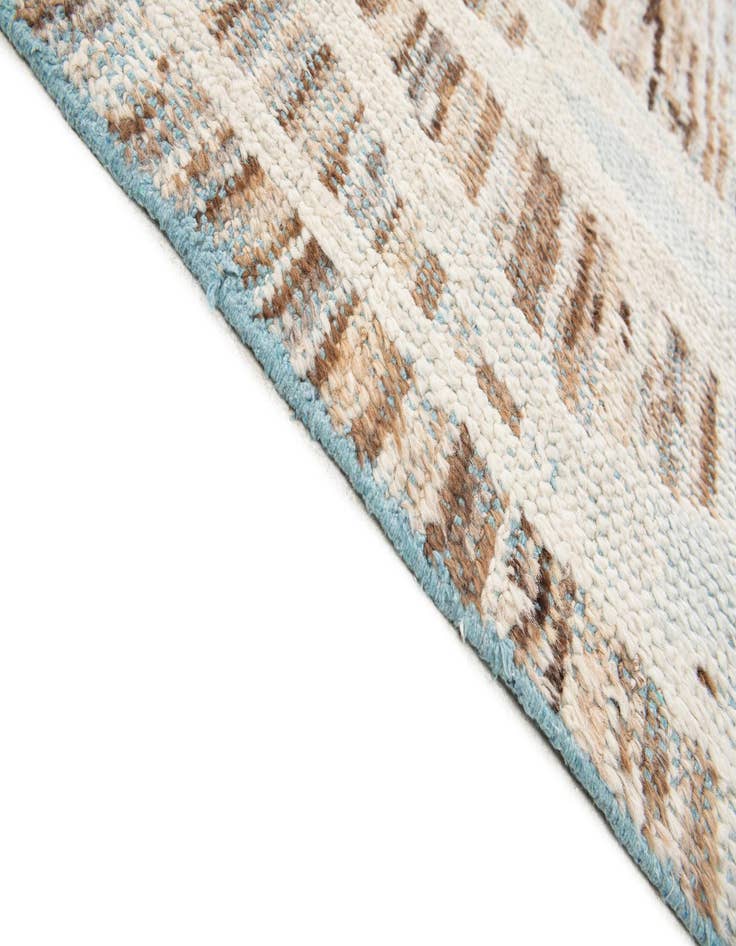 Detail image of 8' 7 x 11' 8  Hand Knotted Moroccan Wool Rug