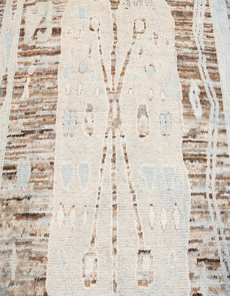 Detail image of 8' 7 x 11' 8  Hand Knotted Moroccan Wool Rug