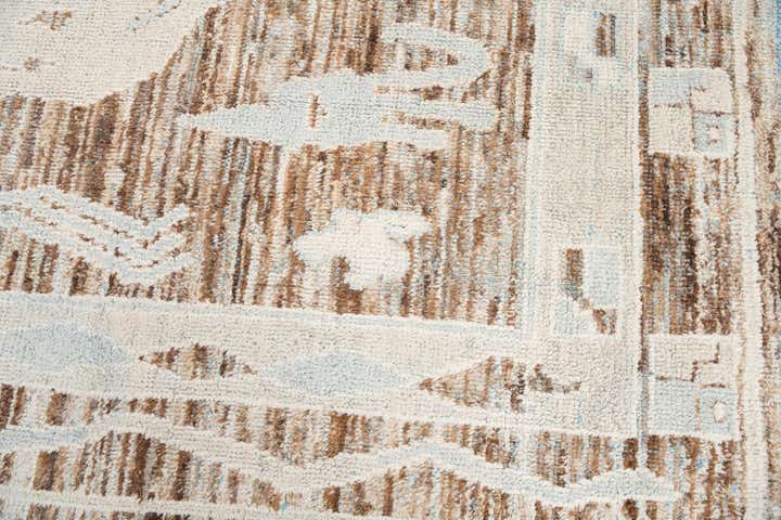 8' 7 x 11' 8 Hand Knotted Moroccan Wool Rug