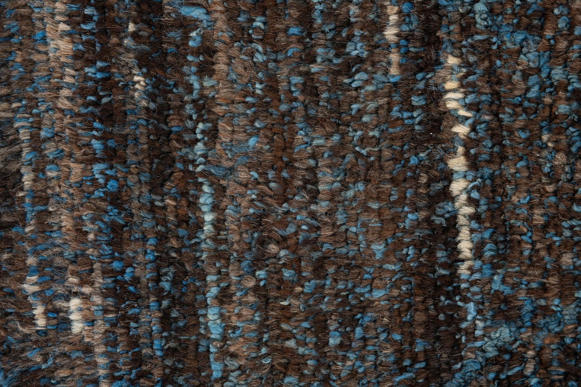 6' 2 x 9' 3 Hand Knotted Moroccan Wool Rug