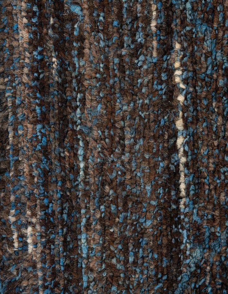 Detail image of 6' 2 x 9' 3  Hand Knotted Moroccan Wool Rug