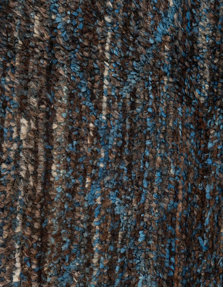 Detail image of 6' 2 x 9' 3  Hand Knotted Moroccan Wool Rug