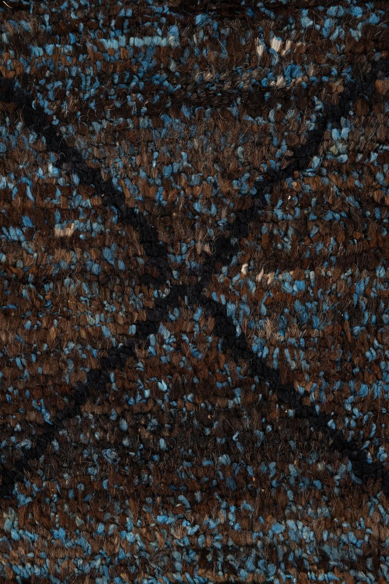 6' 1 x 9' 2 Hand Knotted Moroccan Wool Rug