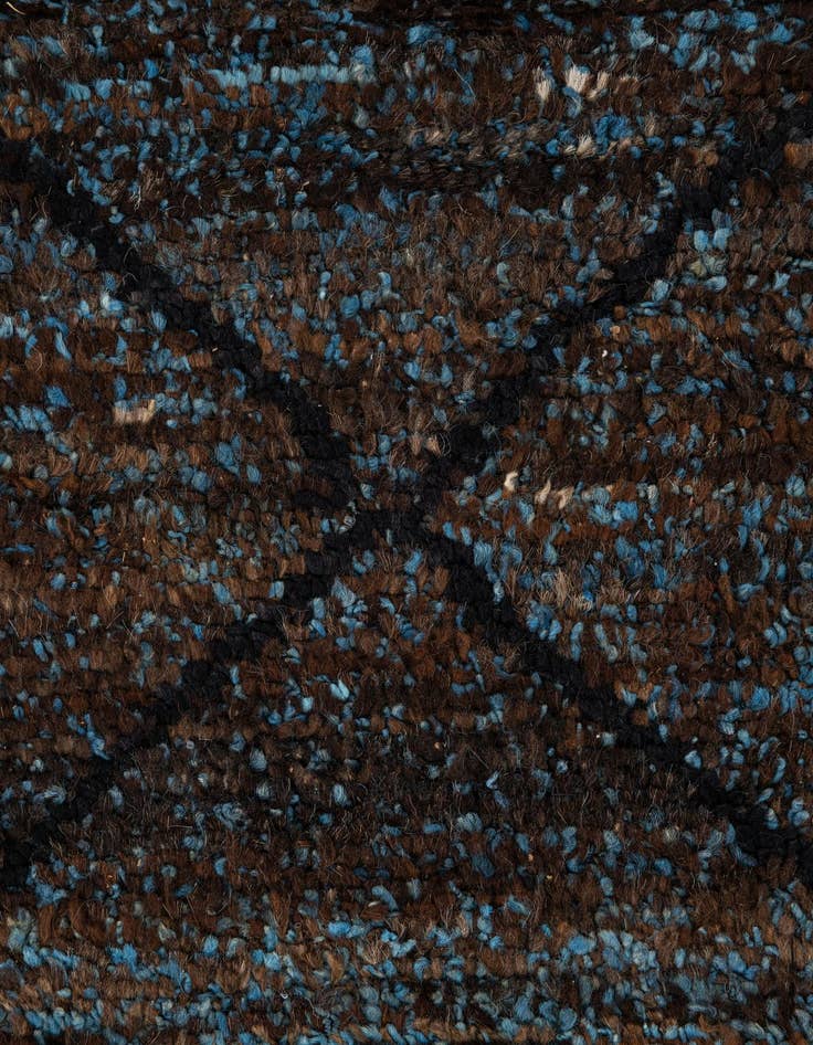 Detail image of 6' 1 x 9' 2  Hand Knotted Moroccan Wool Rug