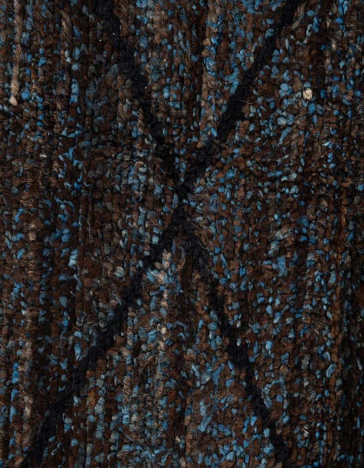 Detail image of 6' 1 x 9' 2  Hand Knotted Moroccan Wool Rug