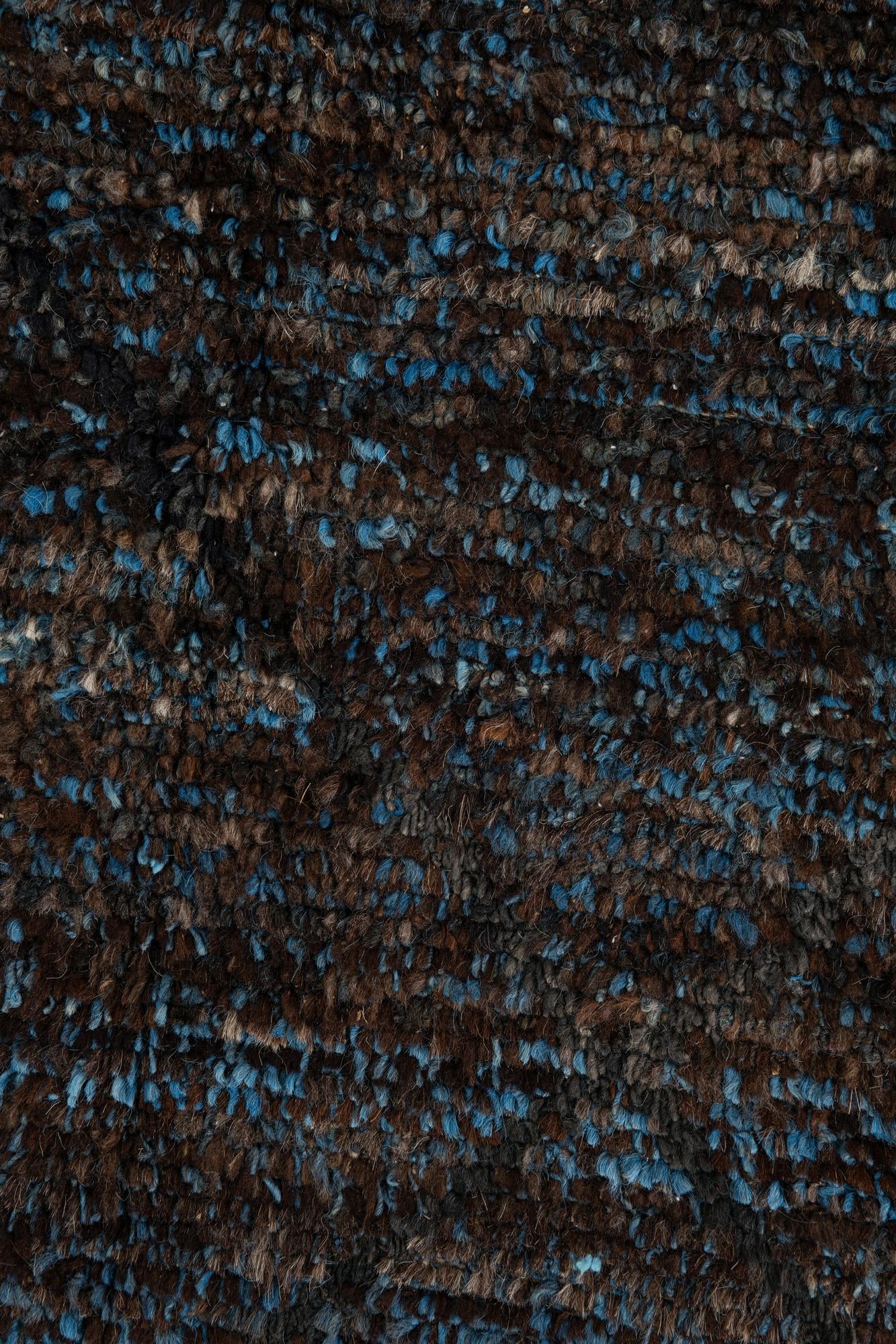 6' 1 x 9' 2 Hand Knotted Moroccan Wool Rug