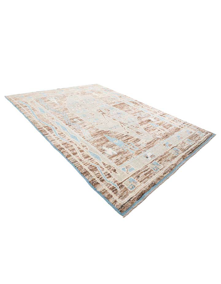 8' 9 x 12' 3 Hand Knotted Moroccan Wool Rug