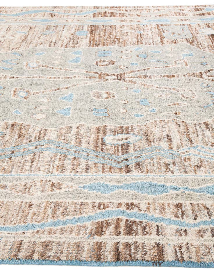 Detail image of 8' 9 x 12' 3  Hand Knotted Moroccan Wool Rug