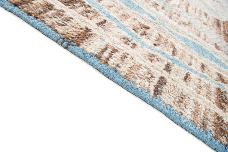 Detail image of 8' 9 x 12' 3 Hand Knotted Moroccan Wool Rug