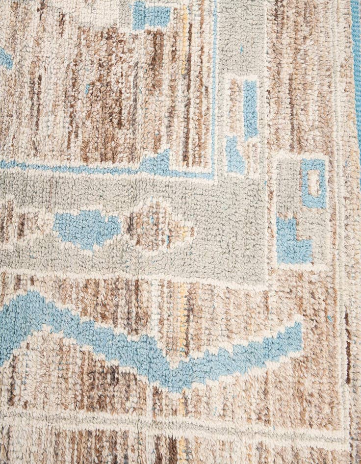 Detail image of 8' 9 x 12' 3  Hand Knotted Moroccan Wool Rug
