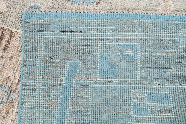 8' 9 x 12' 3 Hand Knotted Moroccan Wool Rug