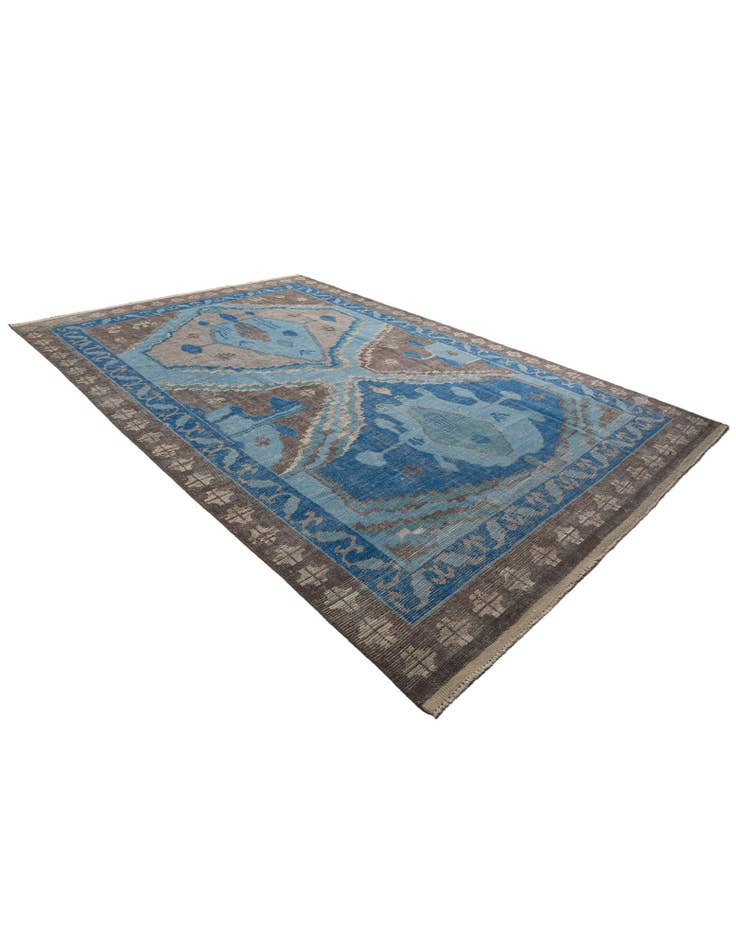 Detail image of 9' 8 x 14' 8  Hand Knotted Moroccan Wool Rug