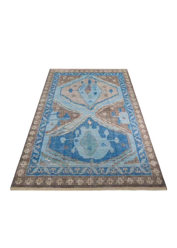 9' 8 x 14' 8 Hand Knotted Moroccan Wool Rug