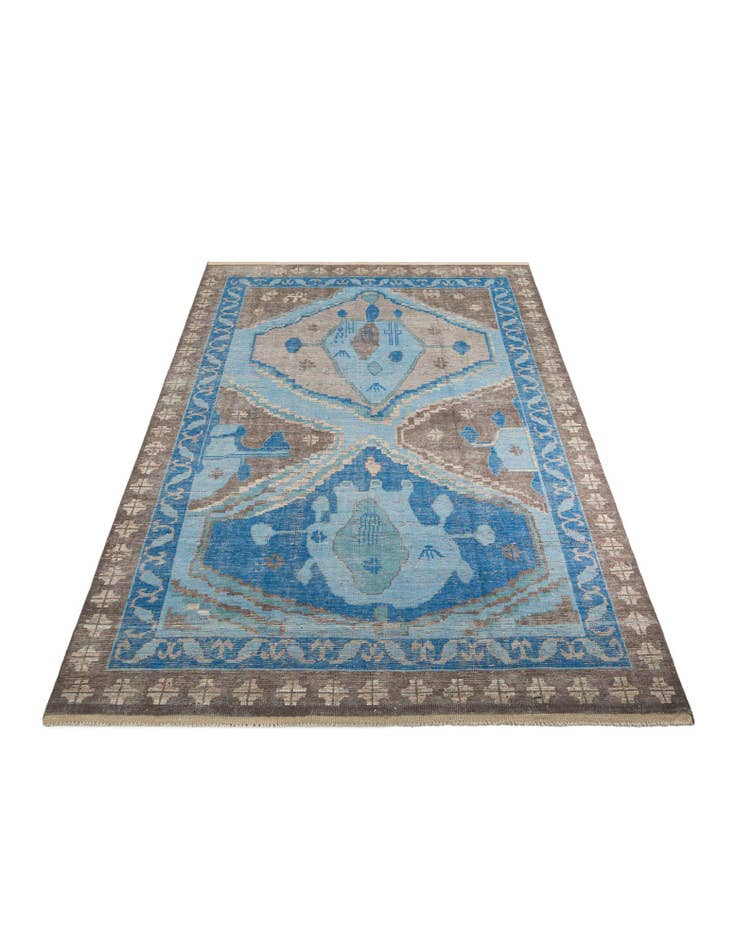Detail image of 9' 8 x 14' 8 Hand Knotted Moroccan Wool Rug