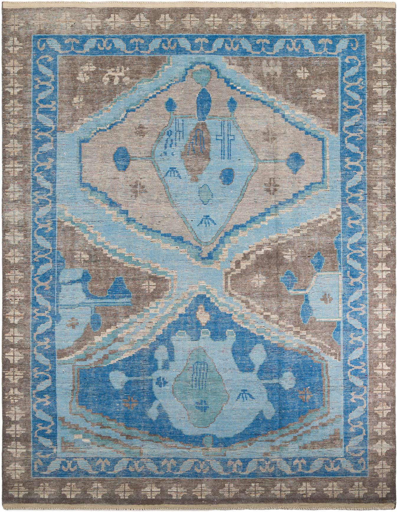 9' 8 x 14' 8 Hand Knotted Moroccan Wool Rug
