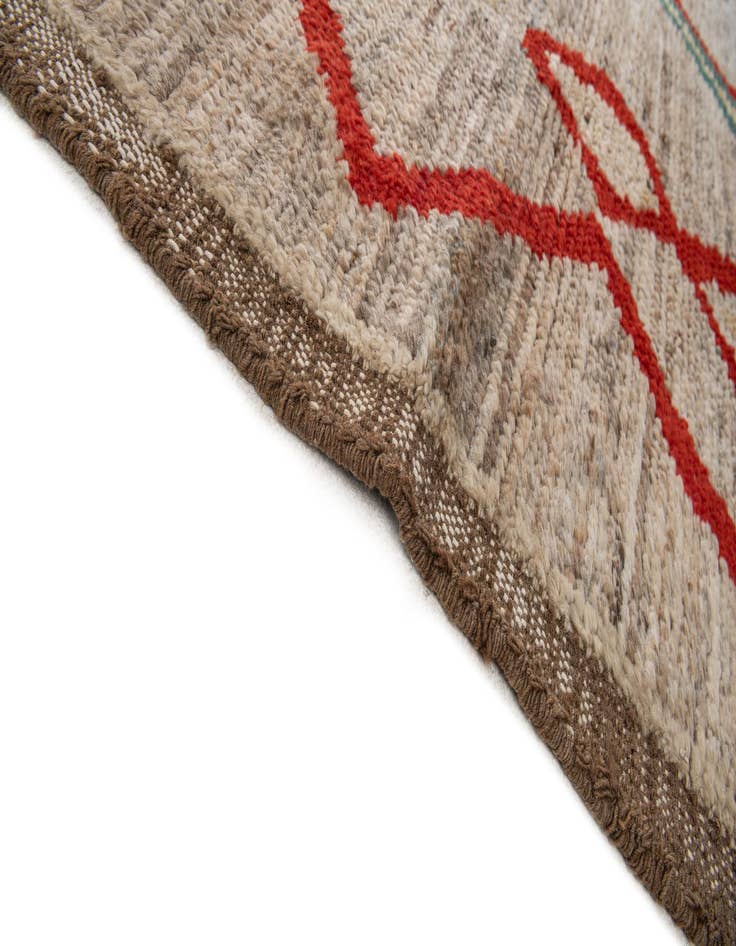 Detail image of 8' 2 x 10' 3  Hand Knotted Moroccan Wool Rug