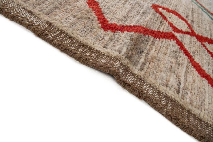 Detail image of 8' 2 x 10' 3 Hand Knotted Moroccan Wool Rug