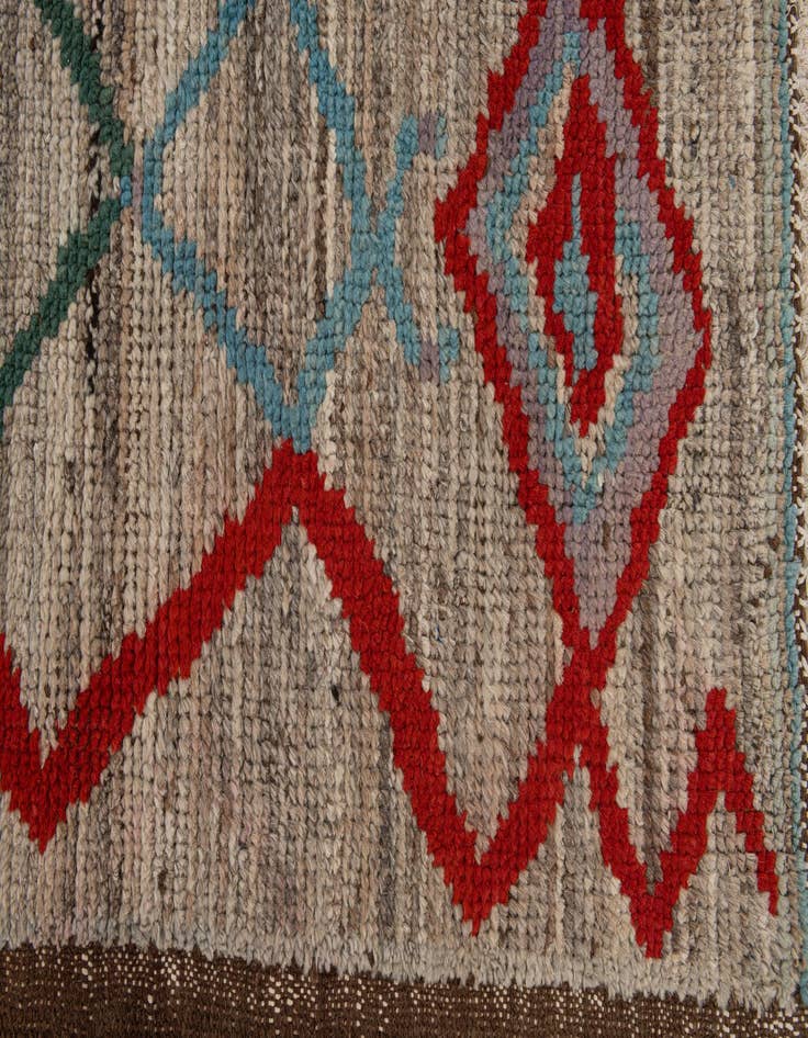 Detail image of 8' 2 x 10' 3  Hand Knotted Moroccan Wool Rug