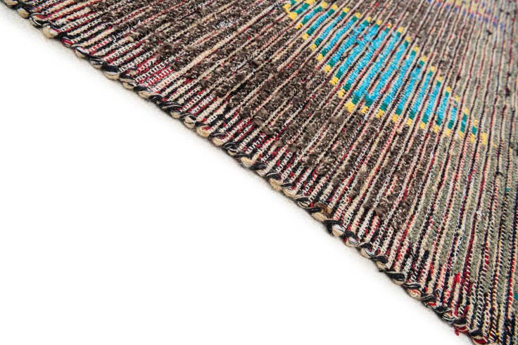 Detail image of 9' 6 x 12' 7 Hand Knotted Moroccan Wool Rug