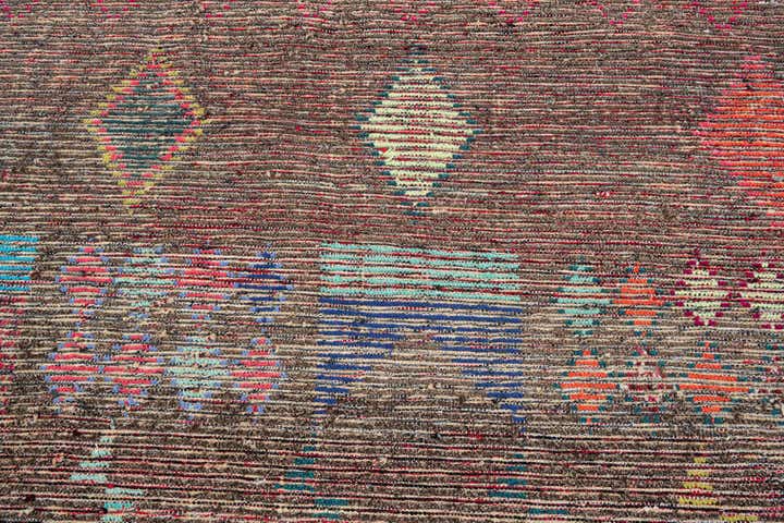 9' 6 x 12' 7 Hand Knotted Moroccan Wool Rug