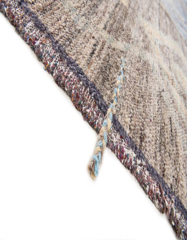 Detail image of 9' 1 x 12'  Hand Knotted Moroccan Wool Rug