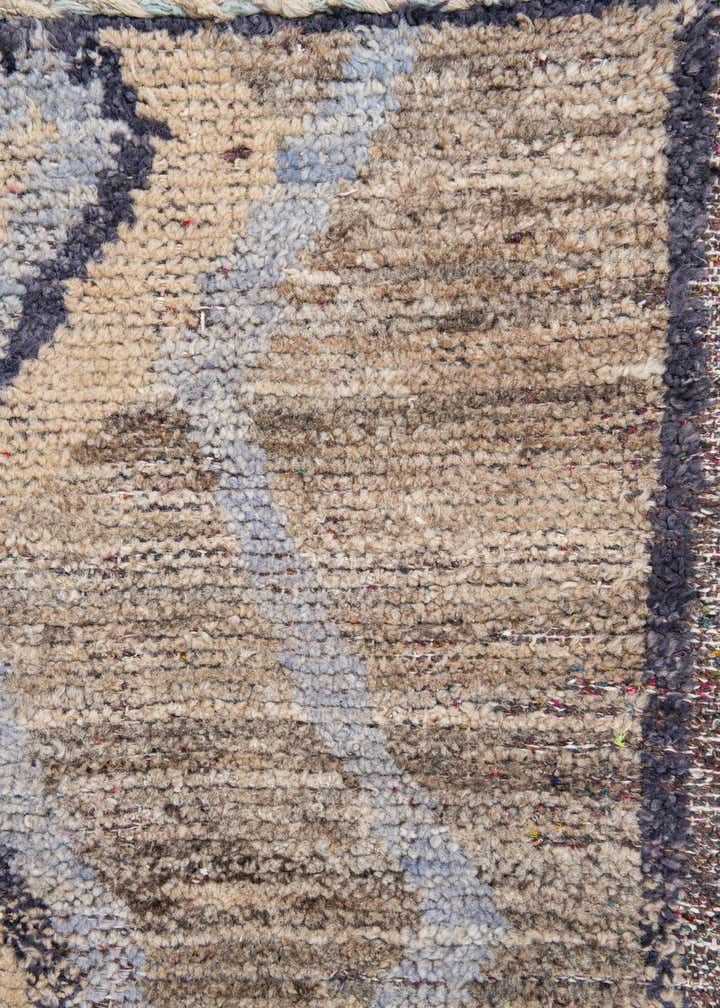9' 1 x 12' Hand Knotted Moroccan Wool Rug