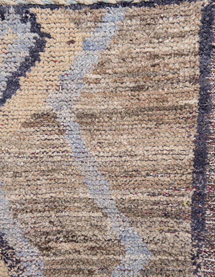 Detail image of 9' 1 x 12'  Hand Knotted Moroccan Wool Rug