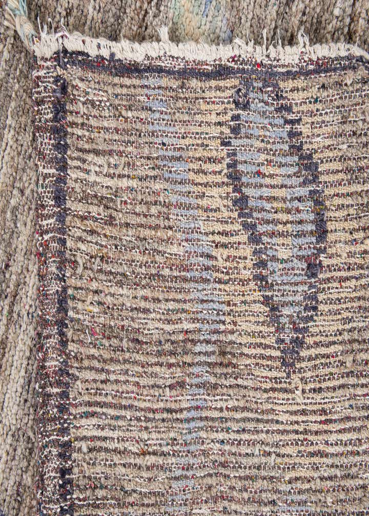 9' 1 x 12' Hand Knotted Moroccan Wool Rug