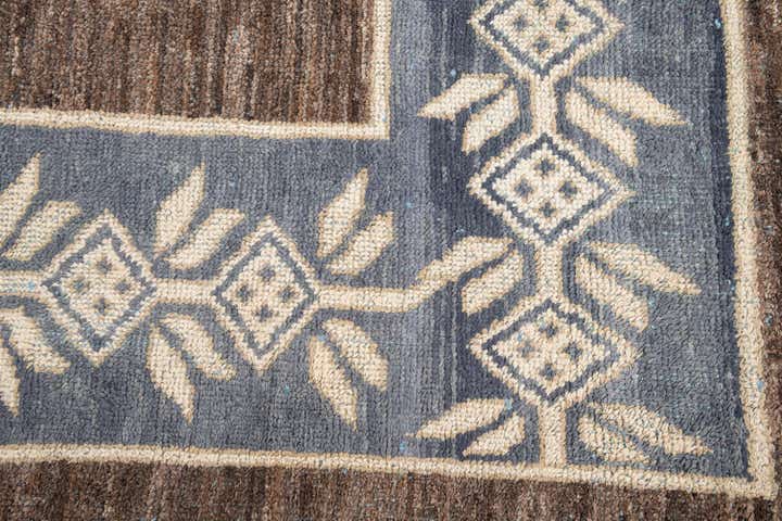 12' x 14' 7 Hand Knotted Moroccan Wool Rug