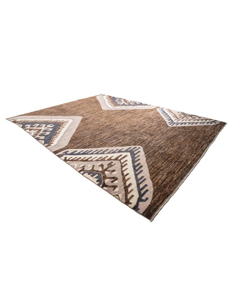 Detail image of 12' x 15' 4 Hand Knotted Moroccan Wool Rug