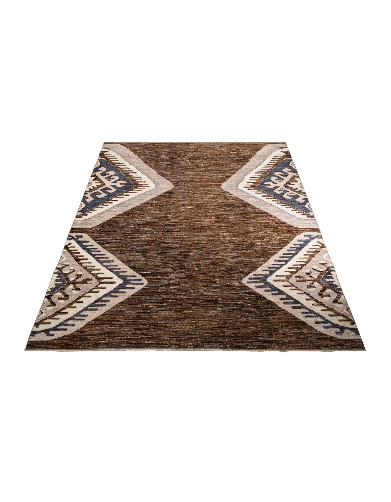 12' x 15' 4 Hand Knotted Moroccan Wool Rug