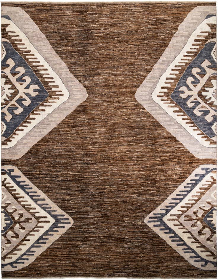 Detail image of 12' x 15' 4 Hand Knotted Moroccan Wool Rug