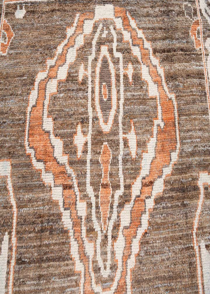9' x 12' 5 Hand Knotted Moroccan Wool Rug