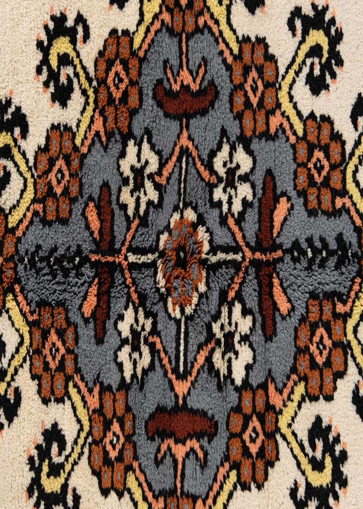 4' 11 x 8' Hand Knotted Moroccan Wool Rug