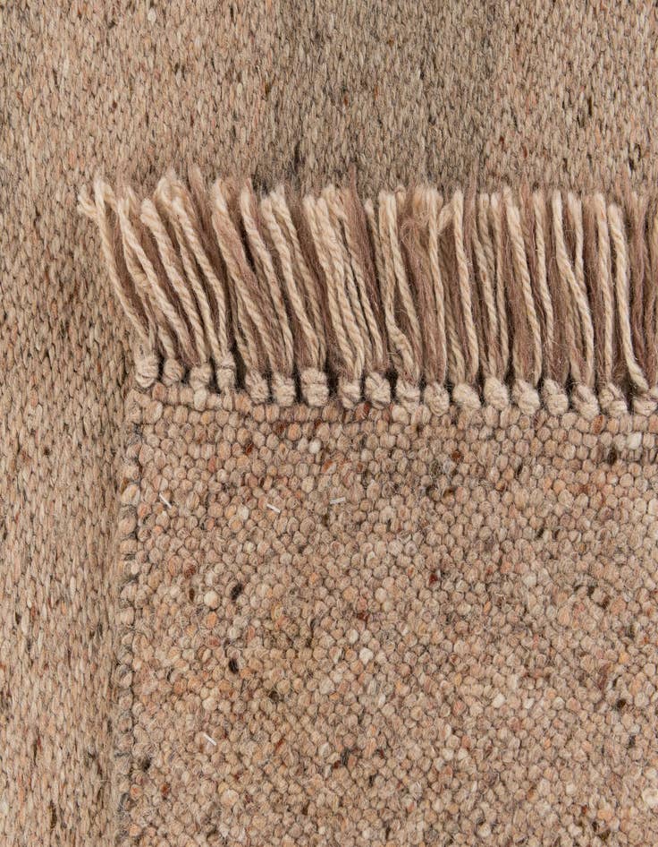 Detail image of 6' 7 x 10'  Hand Knotted Moroccan Wool Rug