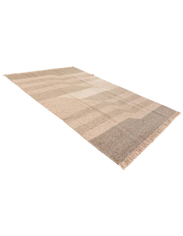 Detail image of 6' 7 x 10'  Hand Knotted Moroccan Wool Rug