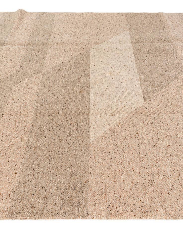 Detail image of 6' 7 x 10'  Hand Knotted Moroccan Wool Rug