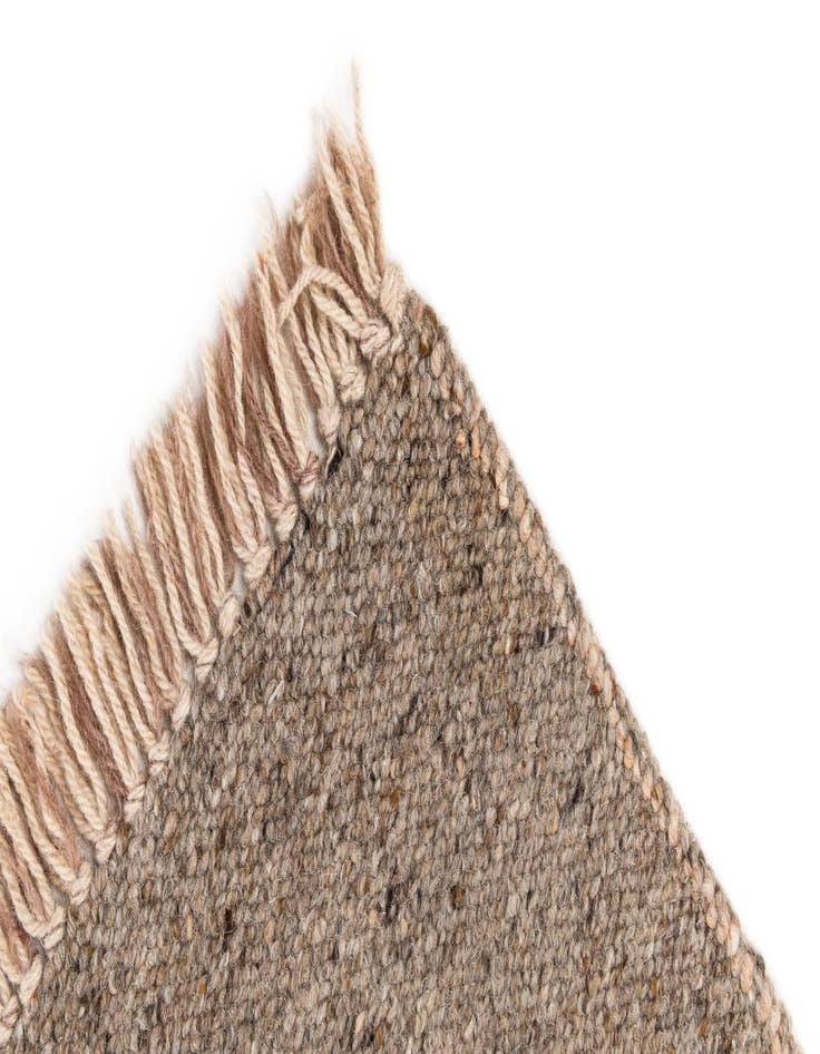 Detail image of 6' 7 x 10'  Hand Knotted Moroccan Wool Rug