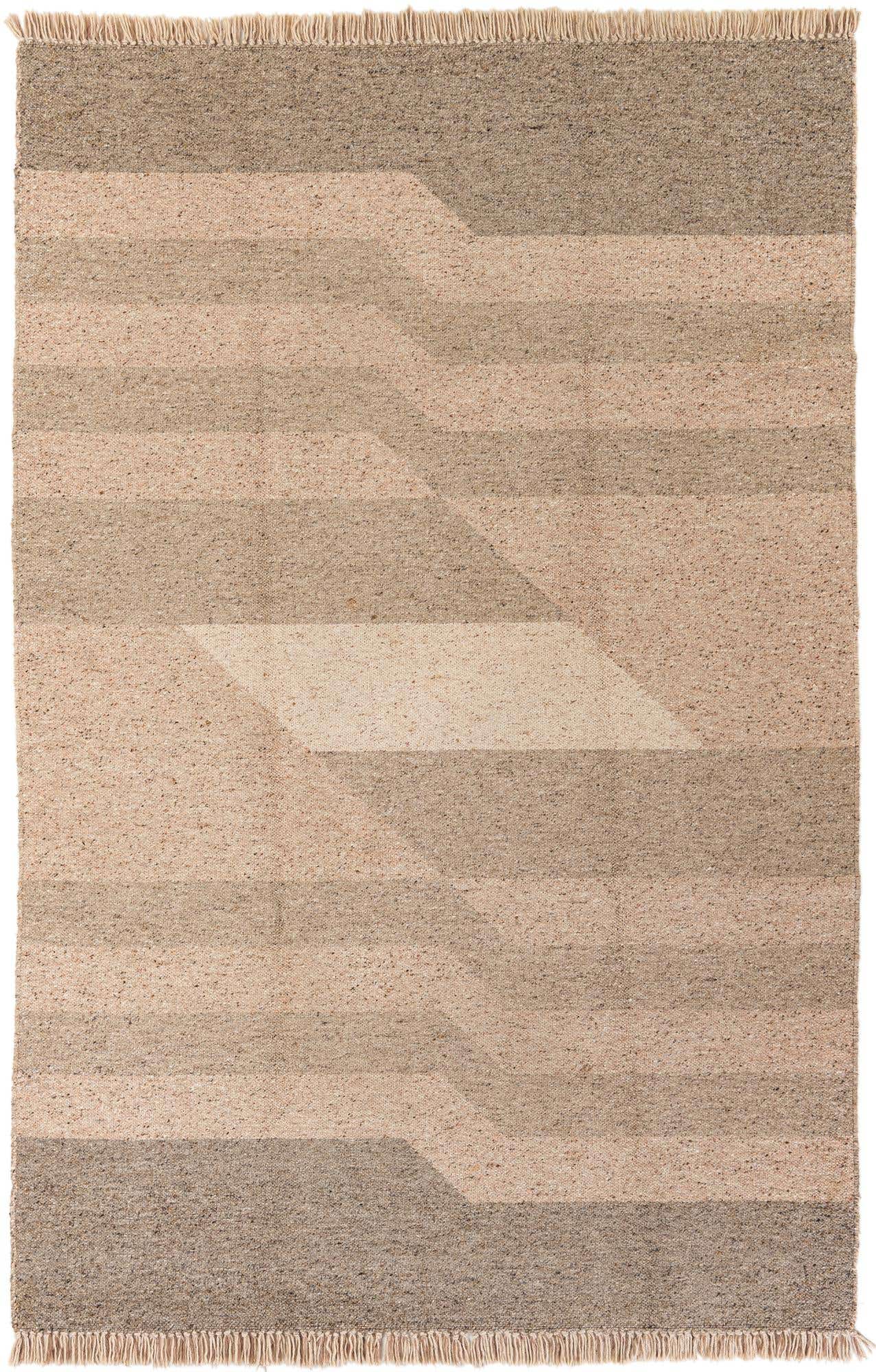 6' 7 x 10' Hand Knotted Moroccan Wool Rug