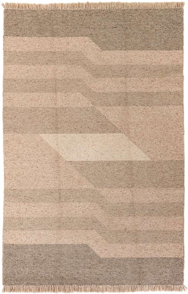 6' 7 x 10' Hand Knotted Moroccan Wool Rug